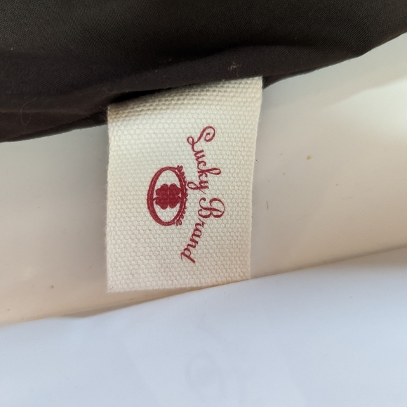 Lucky Brand Leather patchwork multi-colour purse shoulder bag Bohemian - Picture 9 of 16